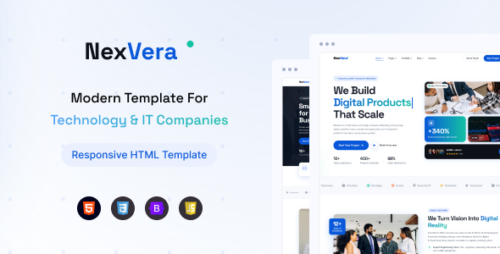 NexVera – Technology & IT Solutions HTML Template