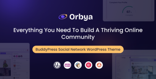 Orbya | Social Network WordPress Theme for Communities